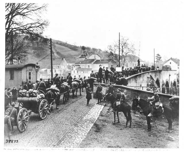 151st Field Artillery Crossing The Sauer River | MNopedia